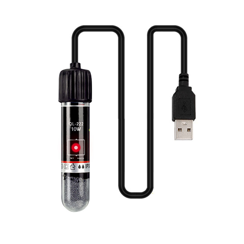 Aquarium Heater Submersible - แท่งทำความร้อนในตู้ปลาขนาดเล็กแบบ USB สำหรับตู้ปลาขนาดเล็ก 26 ° เครื่องทำความร้อนในตู้ปลาแบบควบคุมอุณหภูมิคงที่