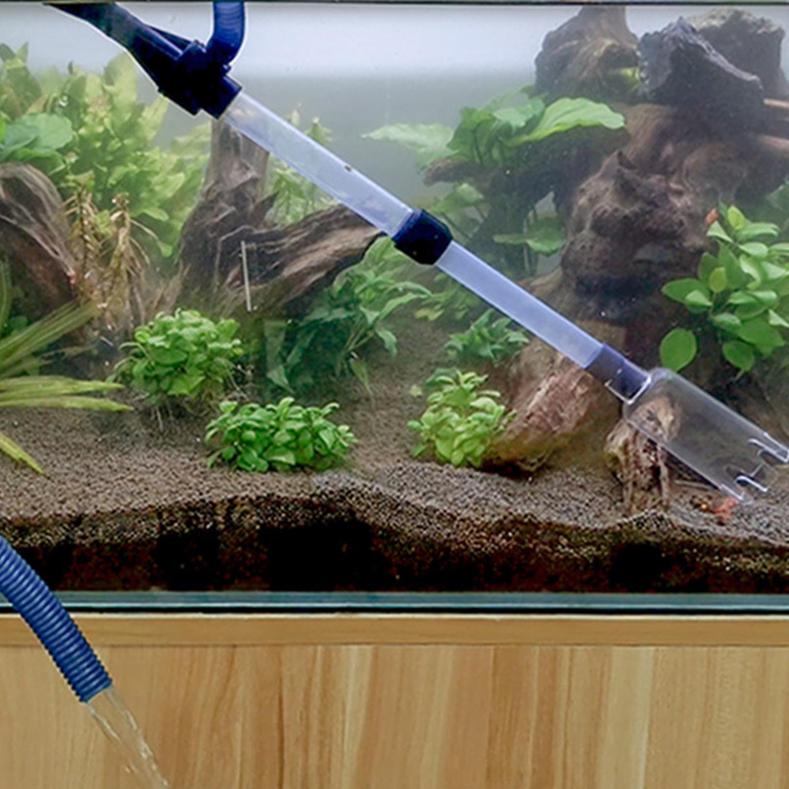 Aquarium Fish Maintenance - เครื่องทำความสะอาดพื้นตู้ปลาไฟฟ้าแบบเสียบ USB ระบบปั๊มเปลี่ยนน้ำตู้ปลาสำหรับสำนักงานและอพาร์ตเมนต์