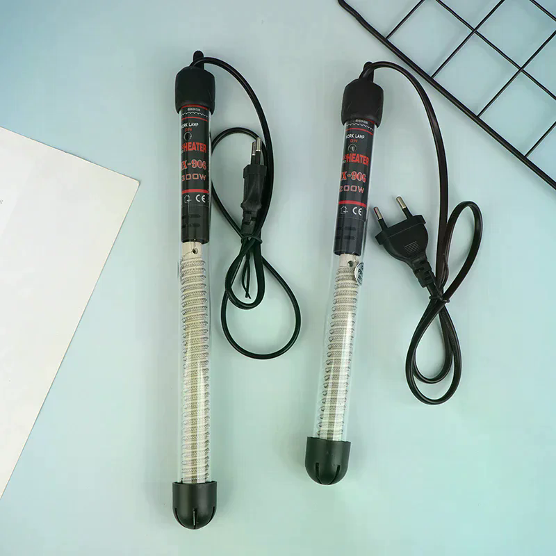 Aquarium Heater Submersible - แท่งทำความร้อนแบบปรับอุณหภูมิได้ ปลั๊กแบบ EU สำหรับตู้ปลา 25-300 วัตต์