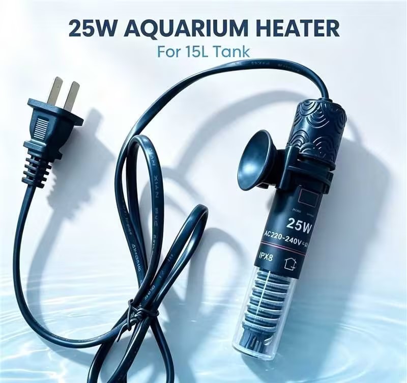 Aquarium Heater Submersible - แท่งทำความร้อนสำหรับตู้ปลาขนาดเล็ก เครื่องทำความร้อนตู้ปลาแบบควบคุมอุณหภูมิคงที่ เครื่องทำความร้อนแบบจุ่มใต้น้ำพร้อมเทอร์โมสตัท
