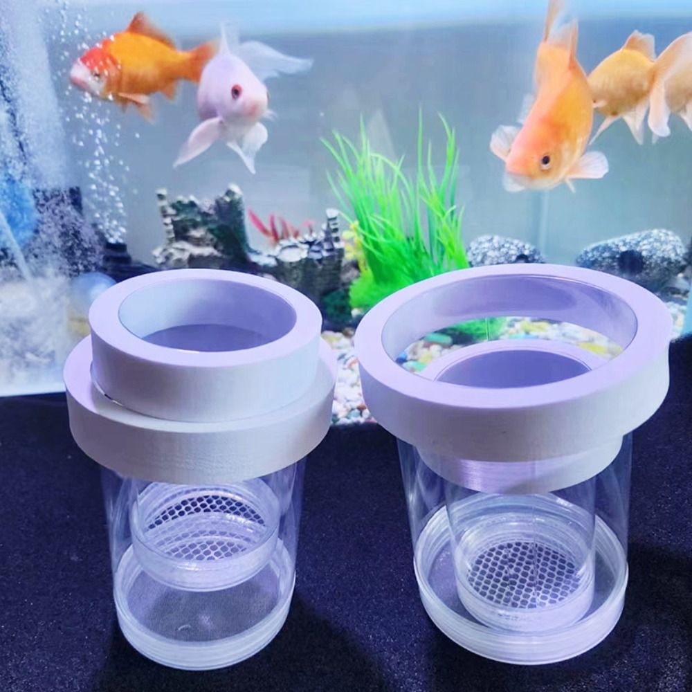 Aquarium Fish Auto Feeder - พลาสติกลอยปลา Breeding การแยกกล่อง Aquarium Breeder Feeder