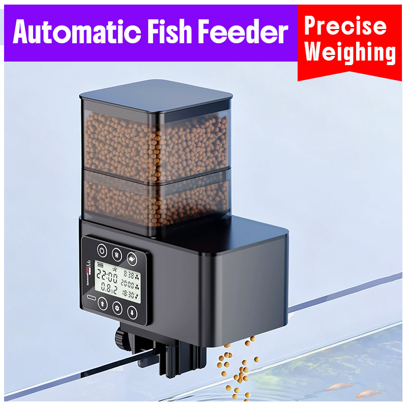 เครื่องให้อาหารปลาอัตโนมัติแบบ - Aquarium Fish Auto Feeder บทวิจารณ์และราคา