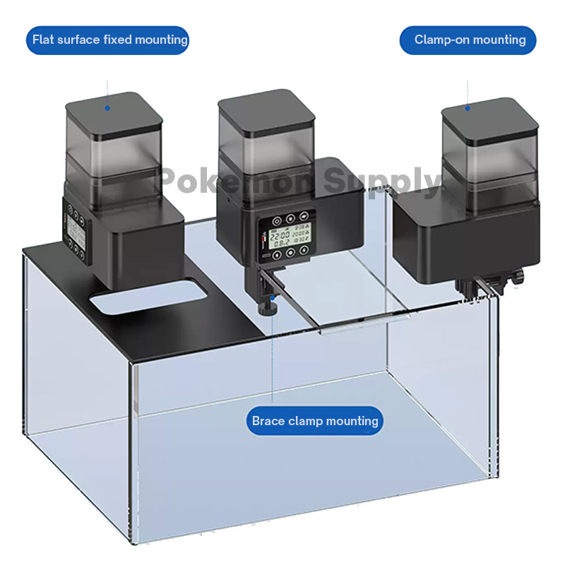 เครื่องให้อาหารปลาอัตโนมัติแบบ - Aquarium Fish Auto Feeder บทวิจารณ์และราคา