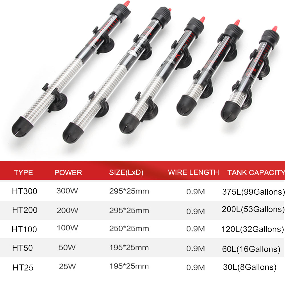 300W Auto Aquarium ความร้อน Ro - Aquarium Heater Submersible บทวิจารณ์และราคา