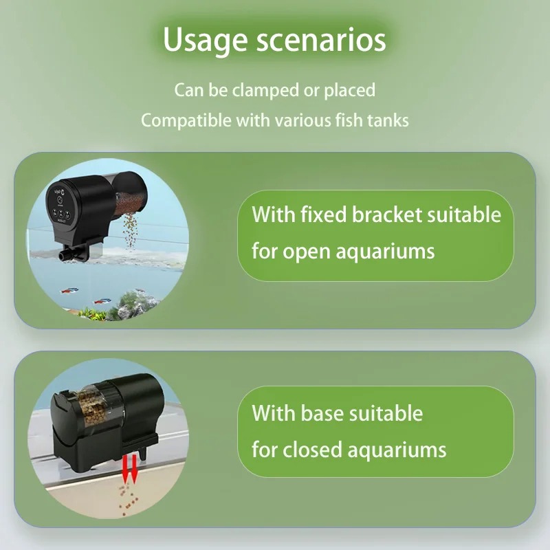 เครื่องให้อาหารปลาในตู้ปลา เคร - Aquarium Fish Auto Feeder บทวิจารณ์และราคา