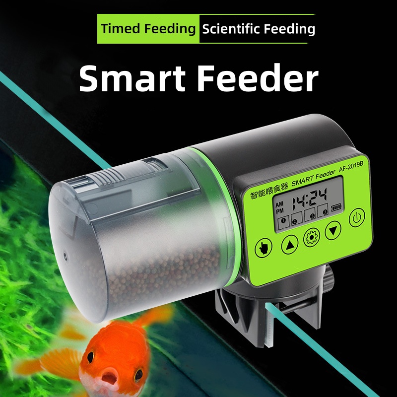 เครื่องให้อาหารปลาอัตโนมัติ ตั - Aquarium Fish Auto Feeder บทวิจารณ์และราคา