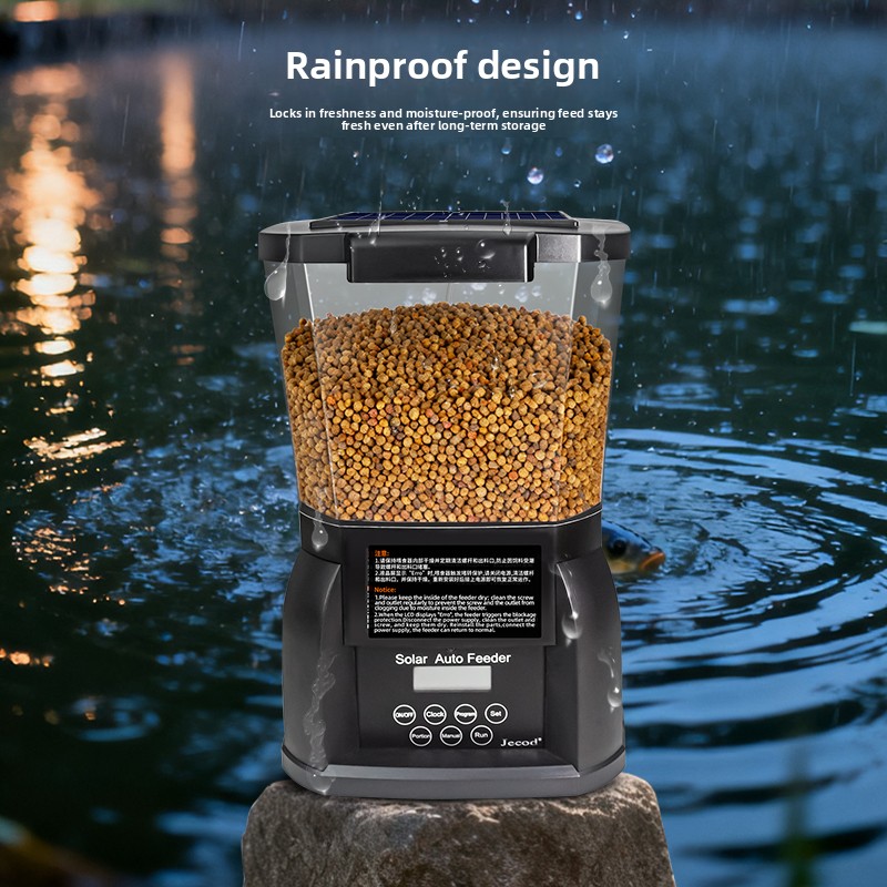 เจบาโอ โซลาร์ โคอิพอนด์ บ่อปลา - Aquarium Fish Auto Feeder บทวิจารณ์และราคา