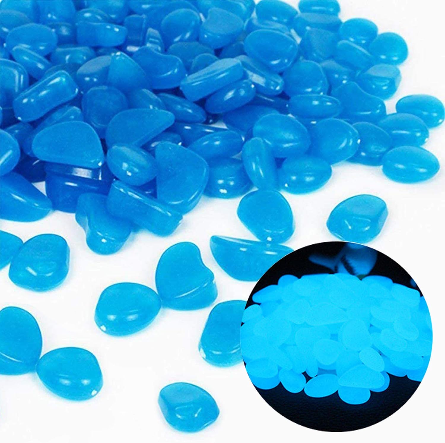 ถังปลา Rocks Glow Blue Pebbles - Aquarium Fish Quarantine บทวิจารณ์และราคา