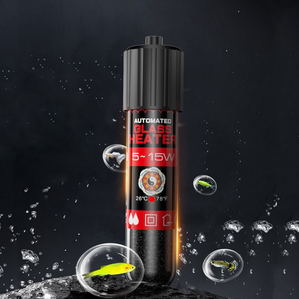 5/10/15W เครื่องทำความร้อนแบบจ - Aquarium Heater Submersible บทวิจารณ์และราคา