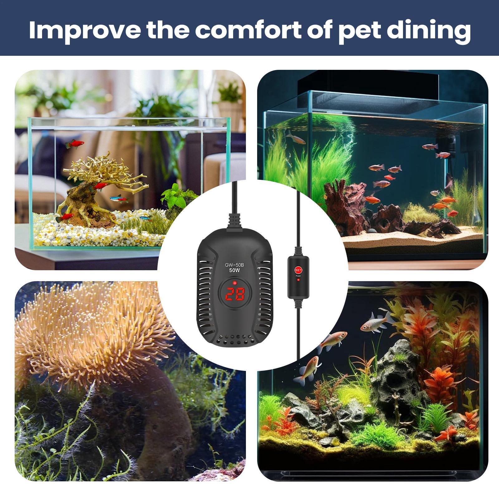 เครื่องทำความร้อนในตู้ปลาแบบจุ - Aquarium Heater Submersible บทวิจารณ์และราคา