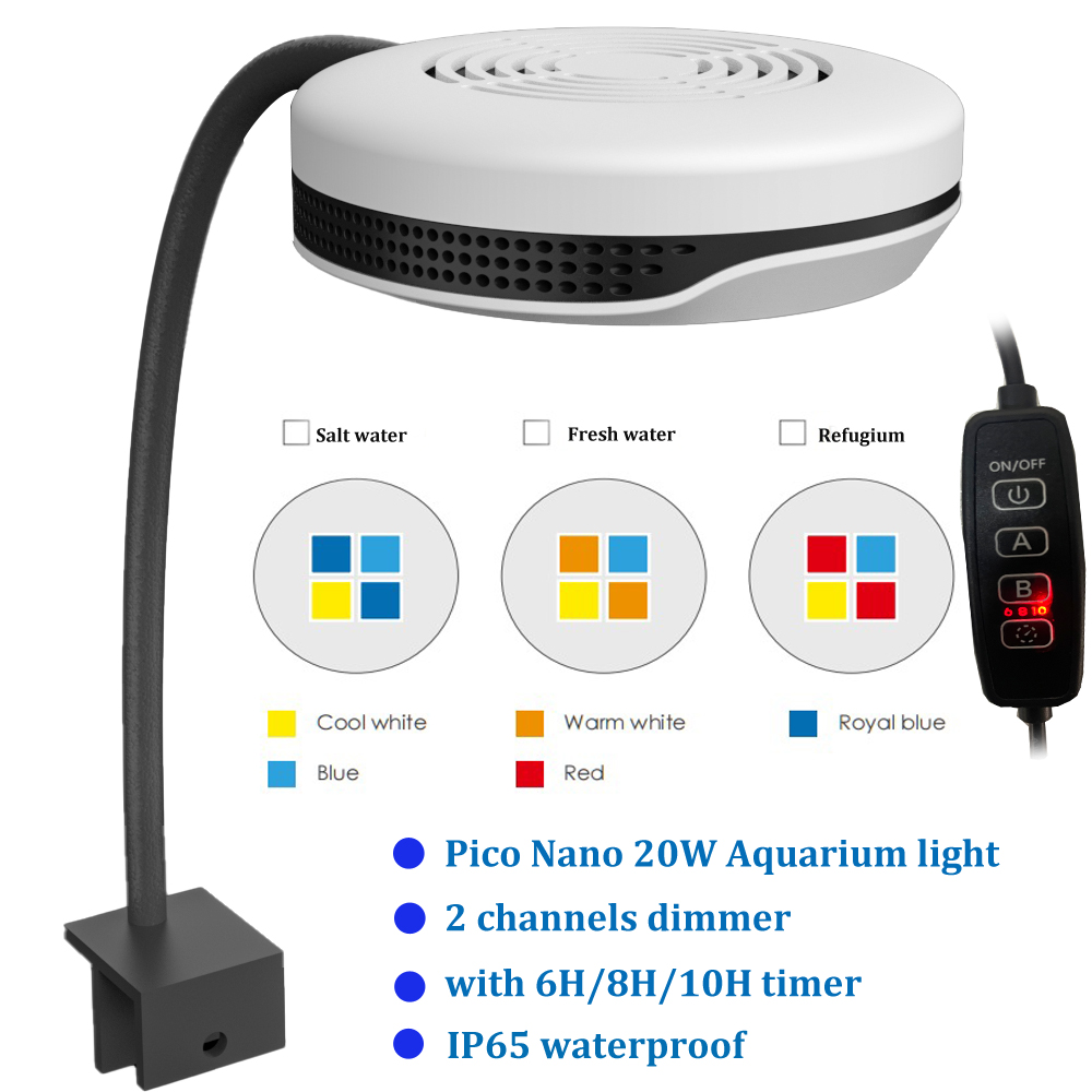 ไฟ LED 4X5W SP20สำหรับตู้ปลานา - Refugium Light Nano บทวิจารณ์และราคา