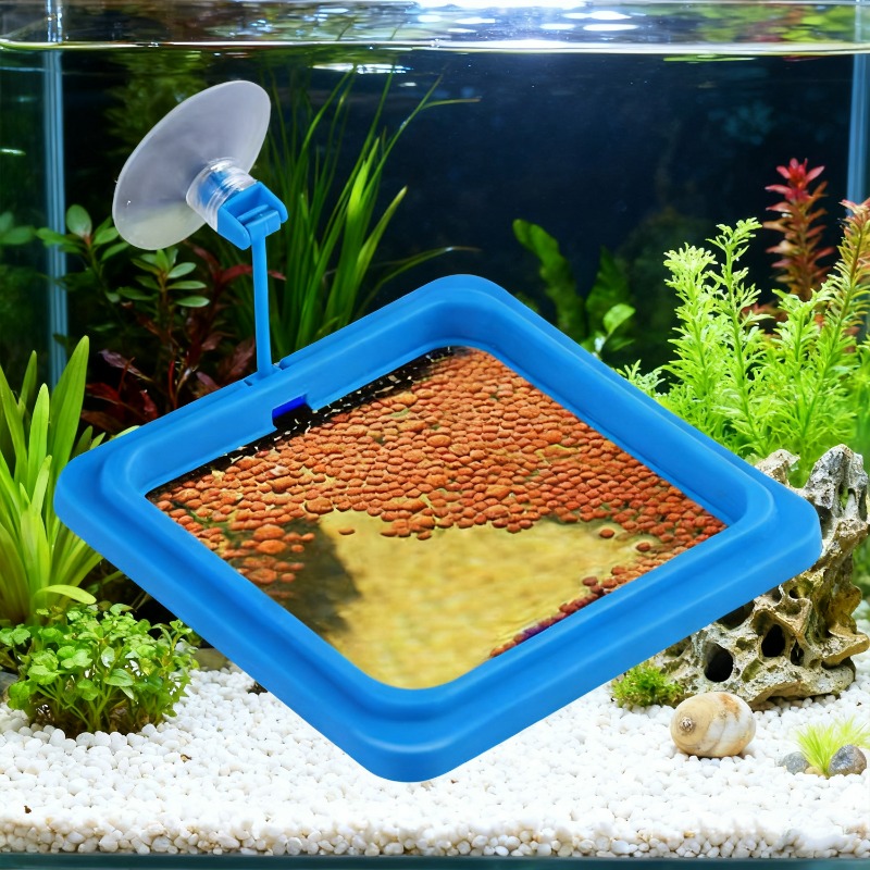 ถาดให้อาหารปลาตู้ปลาแบบลอยน้ำ  - Aquarium Fish Auto Feeder บทวิจารณ์และราคา