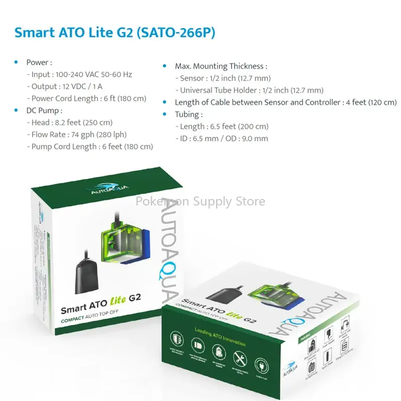 ระบบเติมน้ำอัตโนมัติ AutoAQUA  - Aquarium Auto Top Off บทวิจารณ์และราคา