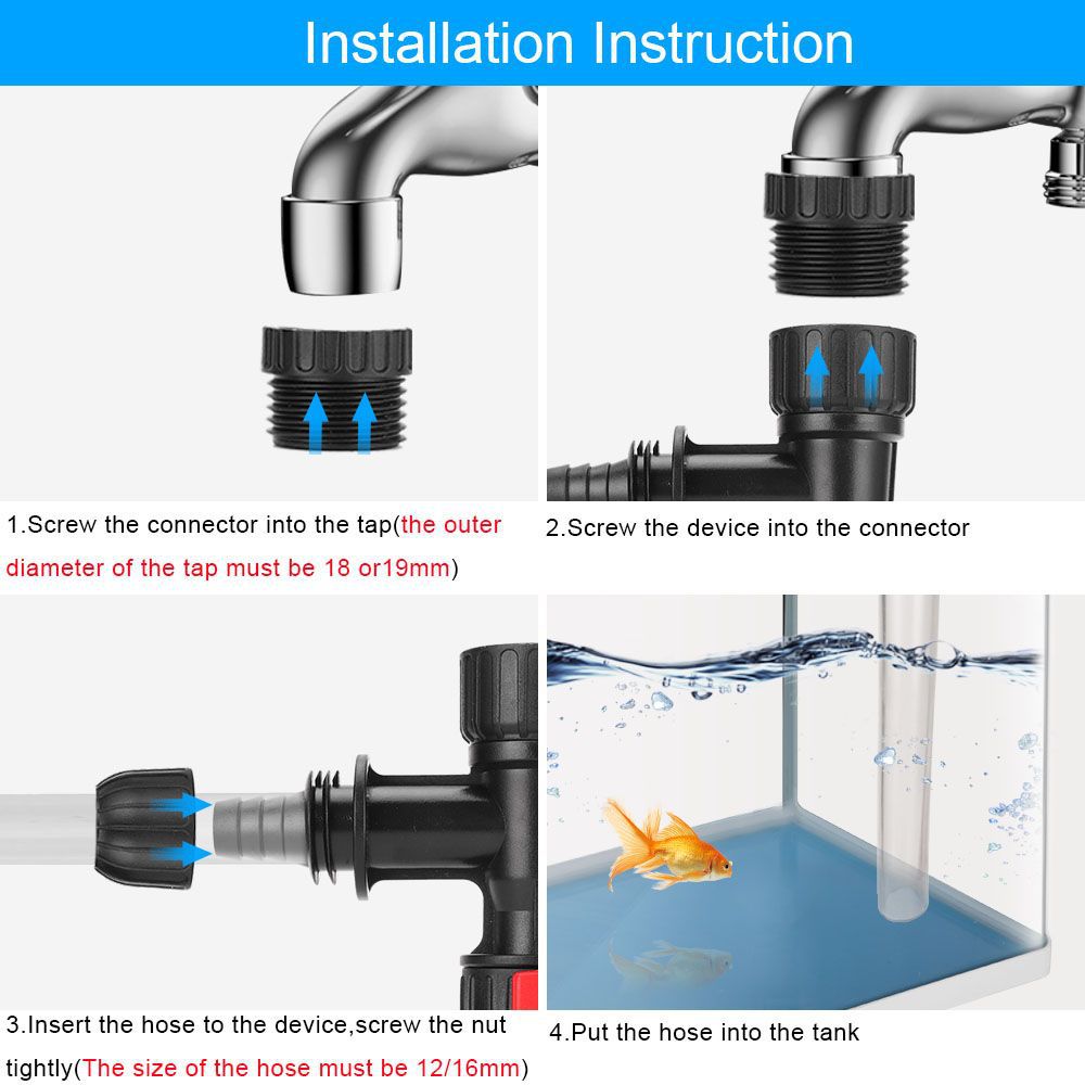 เครื่องเปลี่ยนน้ำตู้ปลา ปั๊มเป - Aquarium Fish Maintenance บทวิจารณ์และราคา