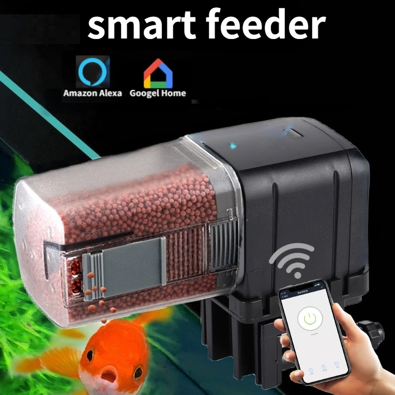 เครื่องให้อาหารปลาอัตโนมัติแบบ - Aquarium Fish Auto Feeder บทวิจารณ์และราคา