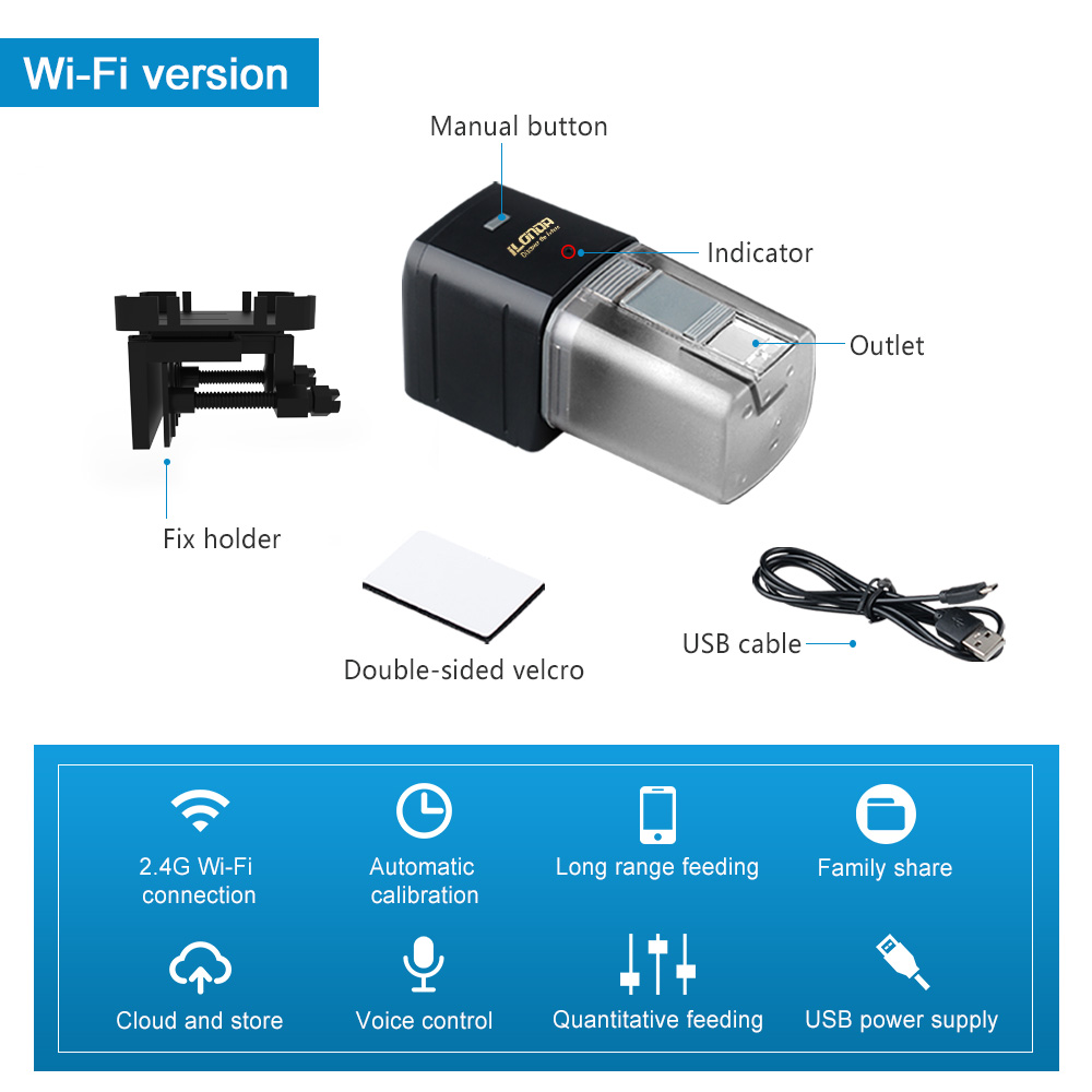 เครื่องให้อาหารปลาอัตโนมัติแบบ - Aquarium Fish Auto Feeder บทวิจารณ์และราคา